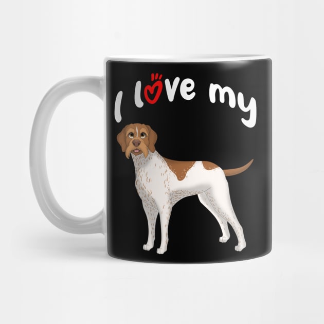 I Love My German Wirehaired Pointer Dog by millersye